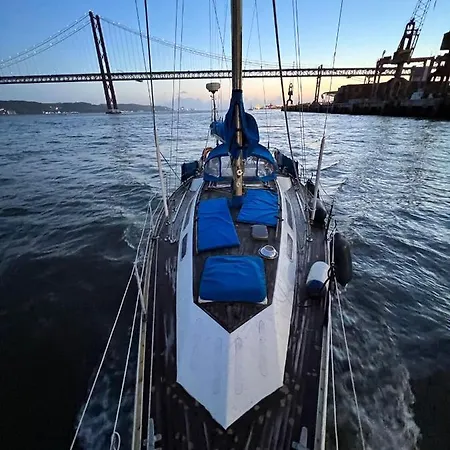 بوتيل Vintage Sailboat In The Center Of *